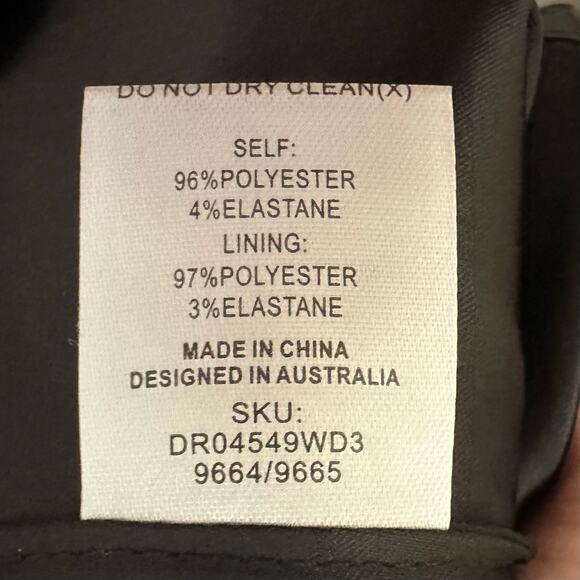 Meshki Amaya Lace Up Corset Mini Dress Size Medium Black NWT - Picture 10 of 14